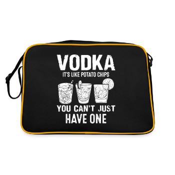 Drinkers Lovers of Classic Vodka Drinker Life - Retro Bag - black/gold - Back