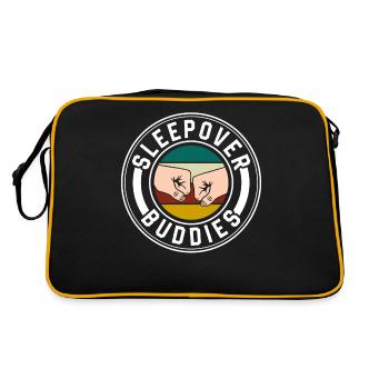 Invités pour la nuit Douce nuitée - Sac Retro - noir/or - Dos