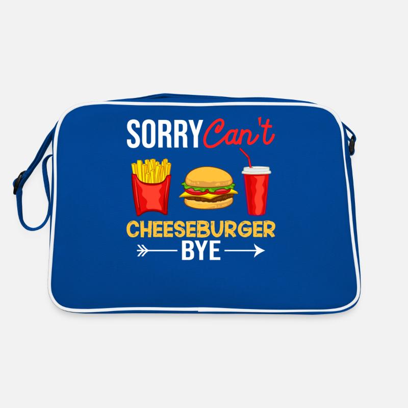 Cheeseburger Cheese Sandwich Hamburger Sac Retro