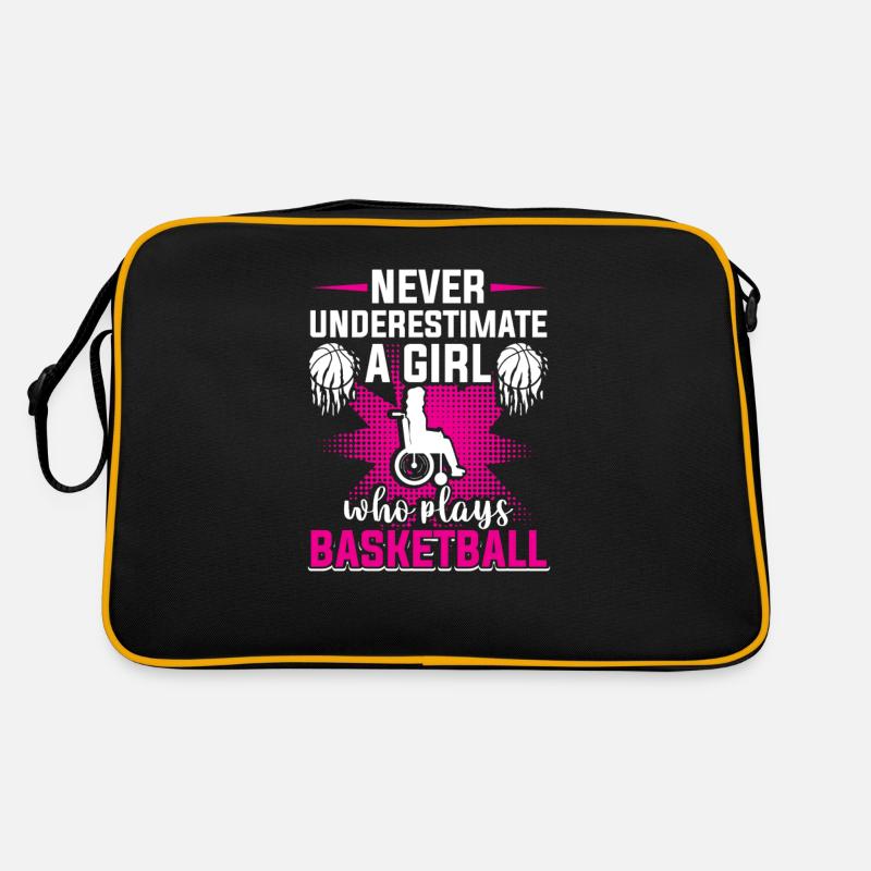 Underestimate a girl's disability Retro Bag
