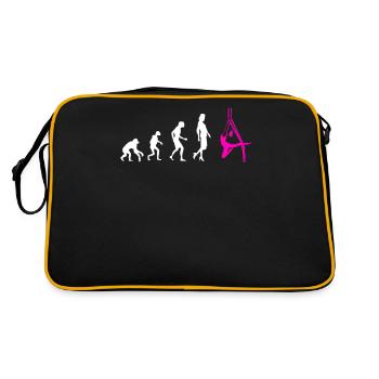 Aerial Silk Evolution - Akrobatik Gymnastik - Retro Tasche - Schwarz/Gold - Hinten