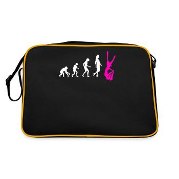 Aerial Silk Evolution - Akrobatik Gymnastik - Retro Tasche - Schwarz/Gold - Hinten