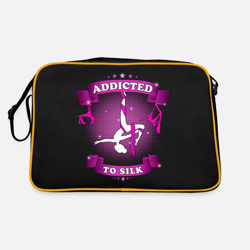 Süchtig Nach Seide Aerial Silk Akrobatik Retro Tasche