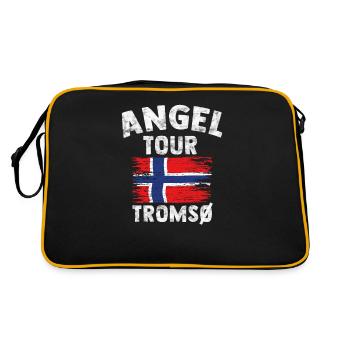 TROMSÖ - Angel Tour Norway Customizable - Retro Bag - black/gold - Back