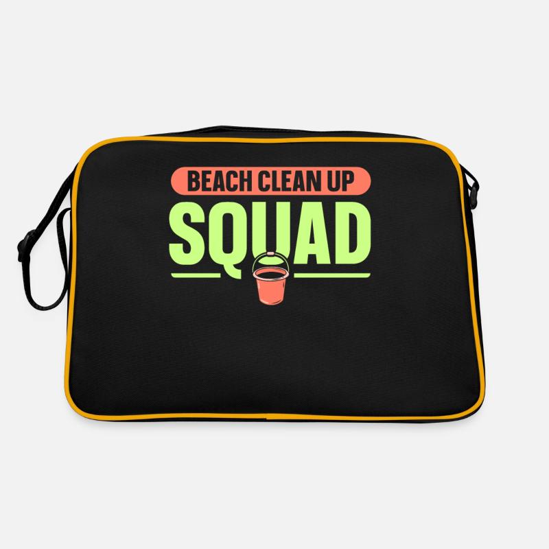 Nettoyage de plage Squad Nettoyage de plage Sac Retro