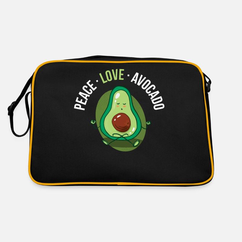 Cadeau d'avocat d'avocat d'amour de paix Sac Retro