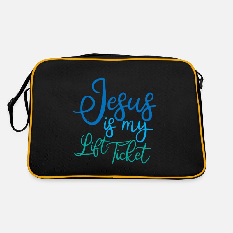 Jésus est mon billet de remontée 2 Sac Retro