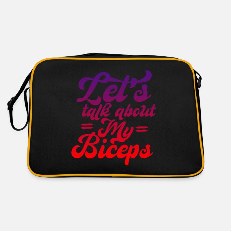 Let's Talk About My Biceps 4 Retro Tasche