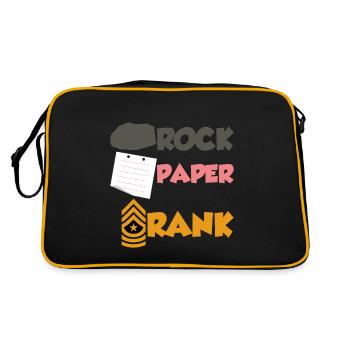 Rock Paper Rang 4 - Sac Retro - noir/or - Dos
