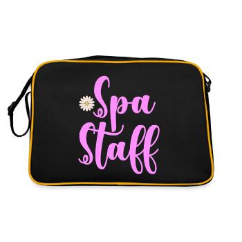 Spa Staff 4 - Retro Bag - black/gold - Back