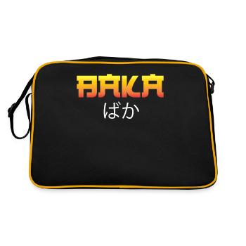Série animée Anime Merch Baka - Sac Retro - noir/or - Dos