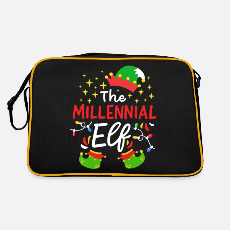 Christmas Millennial Elf Retro Tasche
