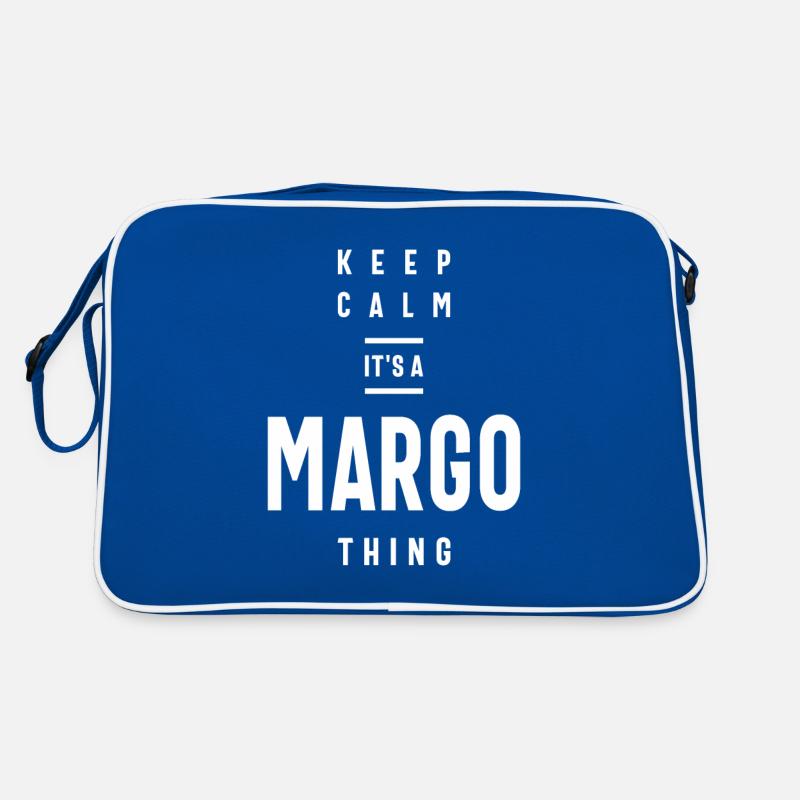 Margo Personalisierter Name Retro Tasche
