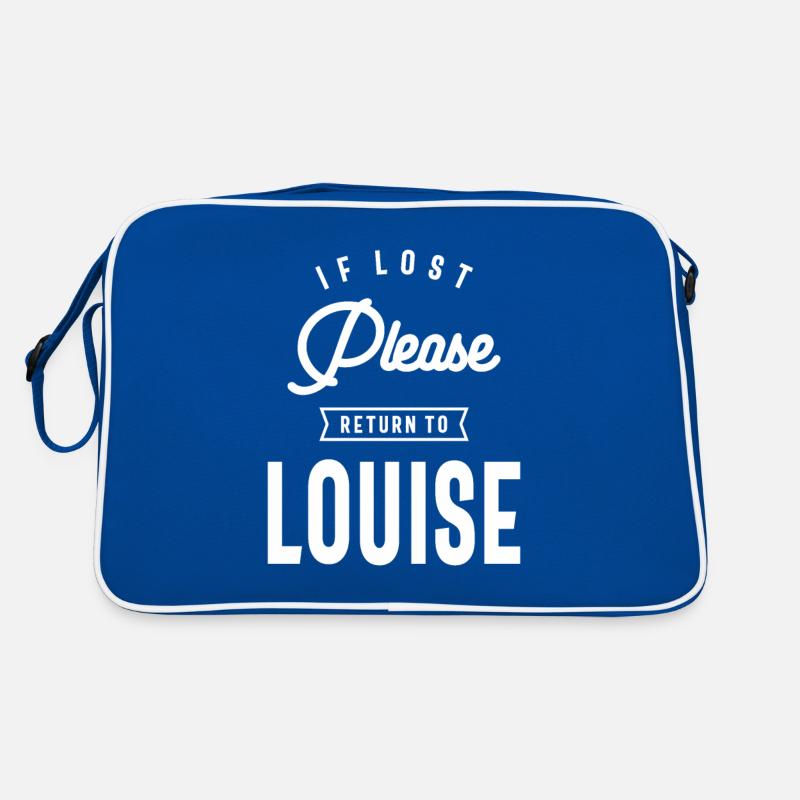 Louise Personalized Name Retro Bag