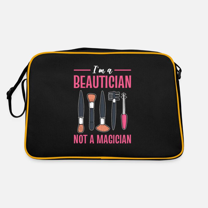 I’m a Beauticin Not a Magician Beauty Make up Retro Bag