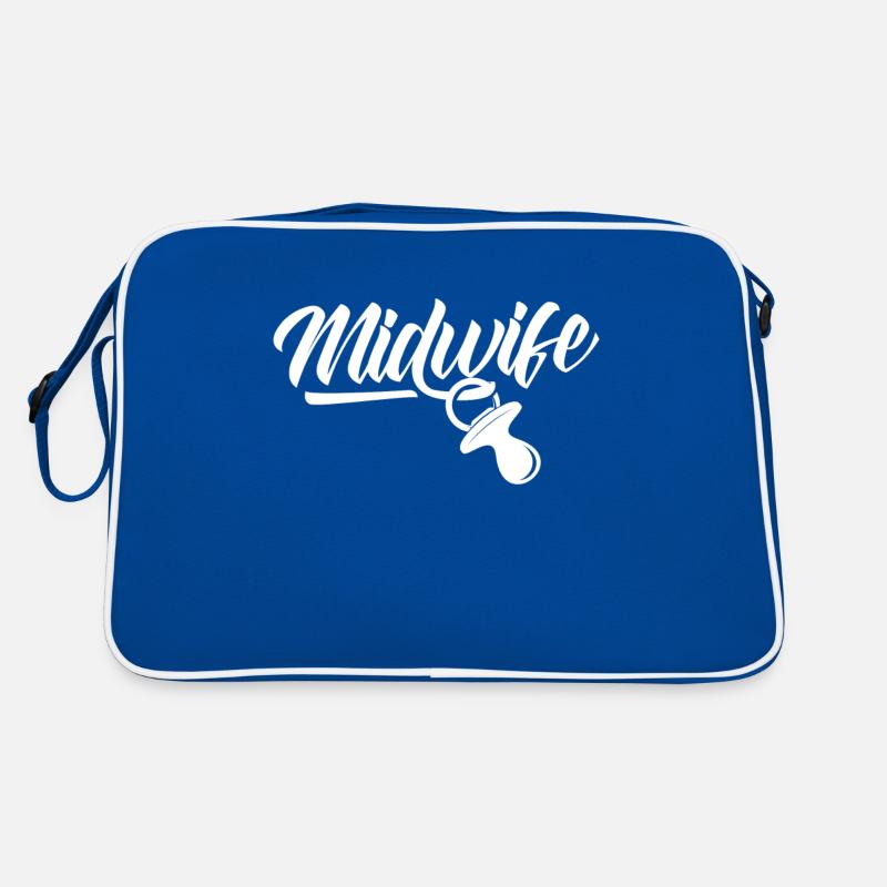 Hebamme Sprüche Geburtshilfe Hebammen Beruf Retro Tasche