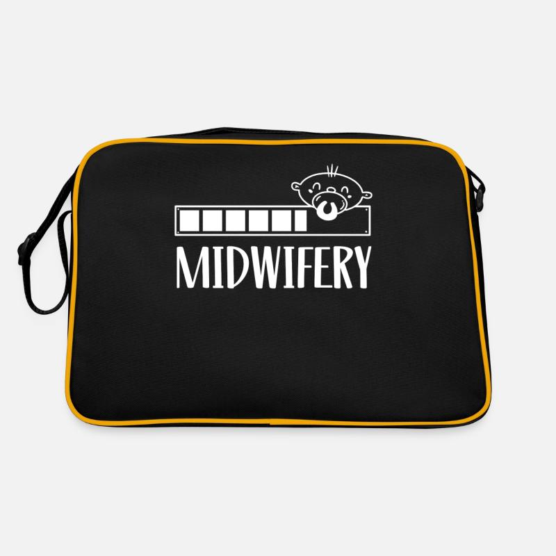 Hebammenwesen Geburtshilfe Beruf Hebamme Hebammen Retro Tasche