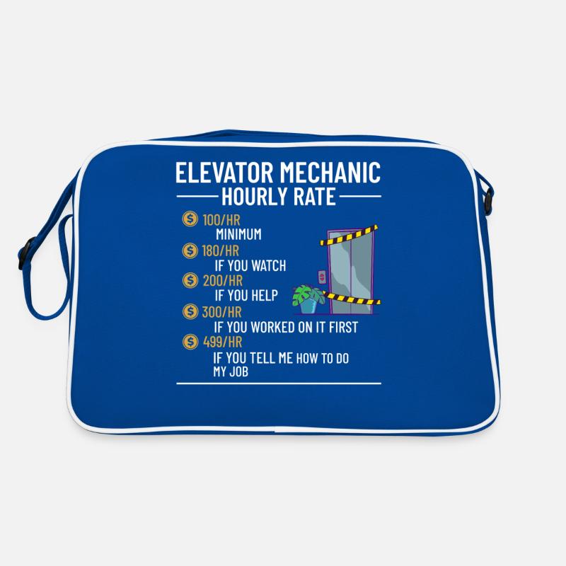 Elevator Elevator Technician Elevator Elevator Retro Bag