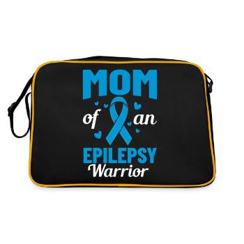 Épilepsie Maladie convulsive Crise d’épilepsie - Sac Retro - noir/or - Dos
