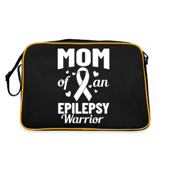 Épilepsie Maladie convulsive Crise d’épilepsie - Sac Retro - noir/or - Dos