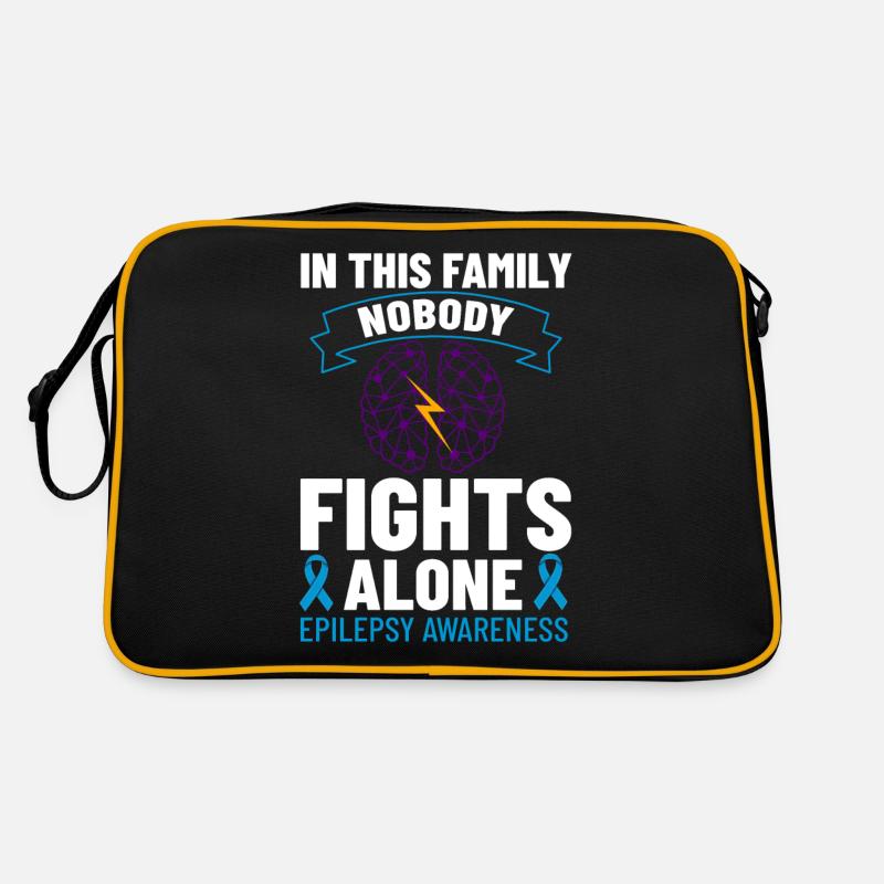 Epilepsie Krampf Erkrankung Epileptischer Anfall Retro Tasche