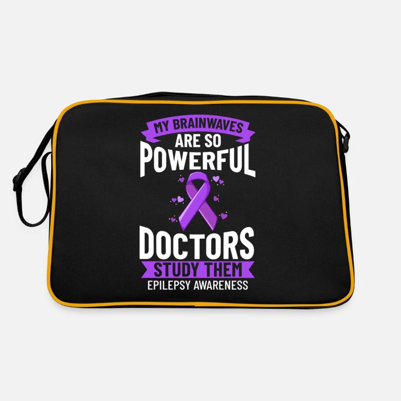 Epilepsie Krampf Erkrankung Epileptischer Anfall Retro Tasche