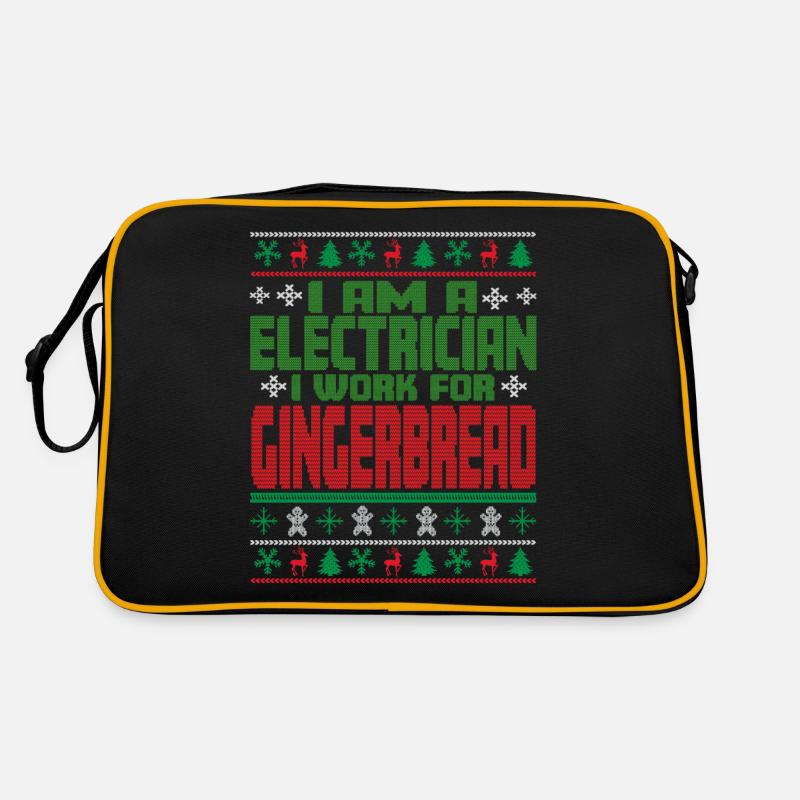 Électricien Noël Dicton Sac Retro