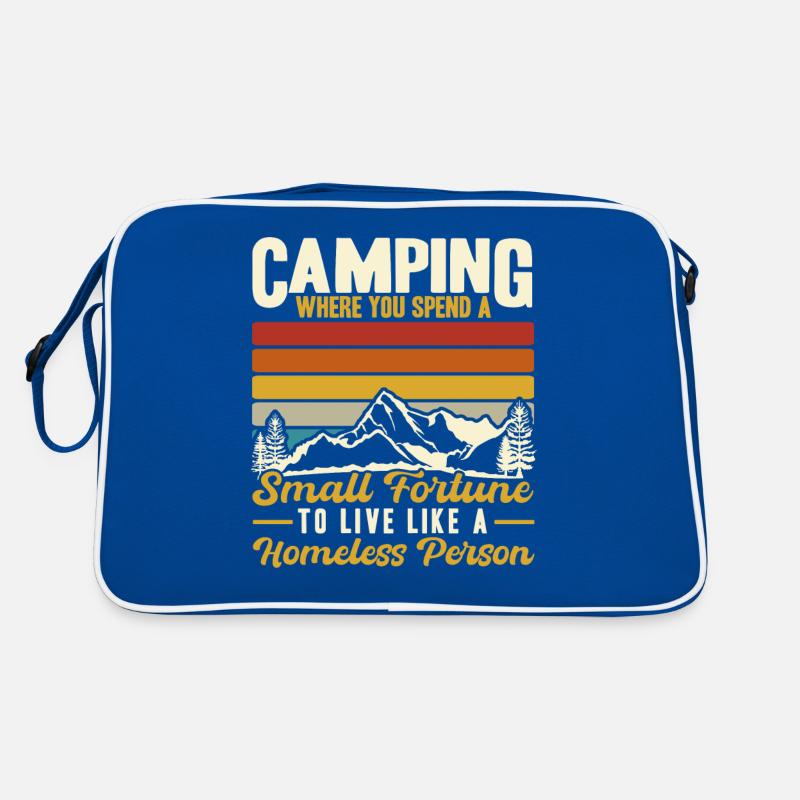 Camping où vous dépensez une petite fortune Sac Retro