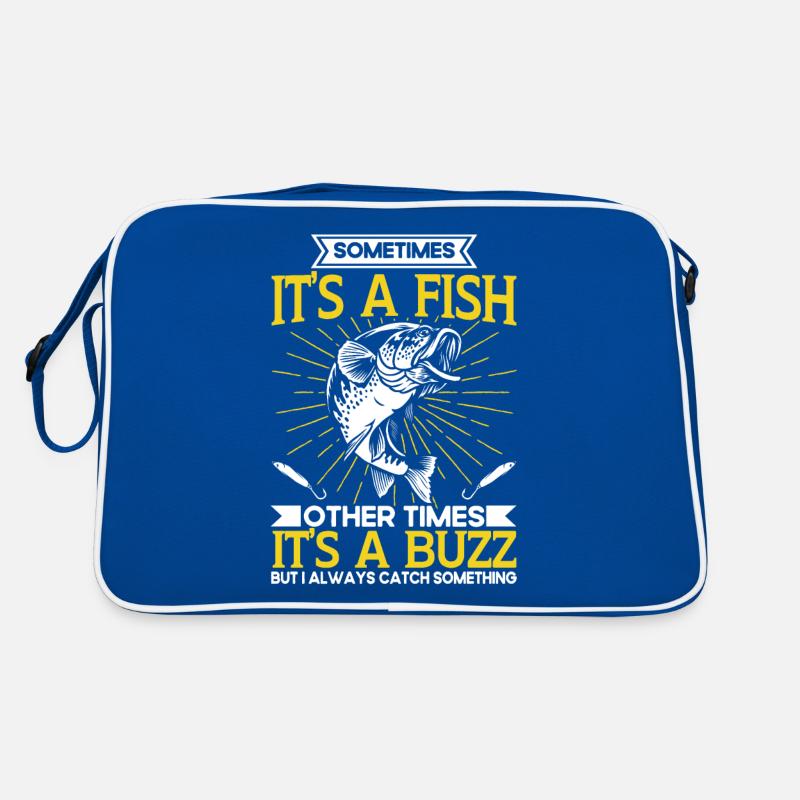 Sometimes Its A Fish Other Times Its A Buzz Retro Tasche