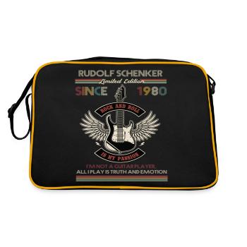 Rudolf Schnker Limited Edition - Retro Bag - black/gold - Back