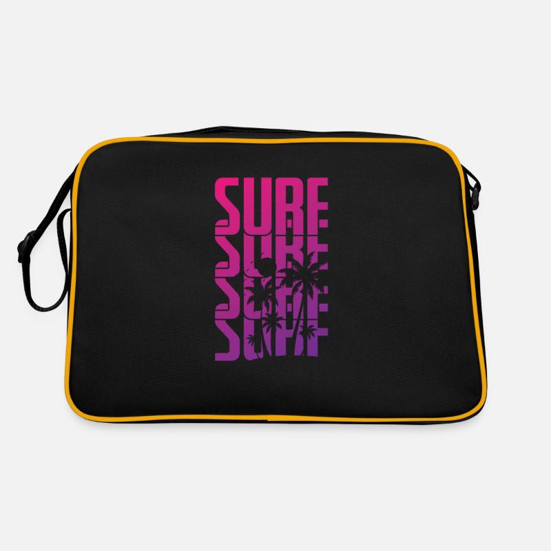 Surf Surf Surfing Sport Wind Retro Bag