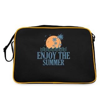 Enjoy the Summer surfing Surfing - Retro Bag - black/gold - Back