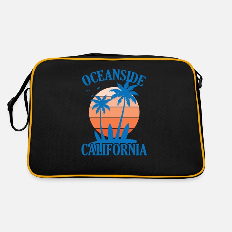 Oceanside California Surfing Retro Bag