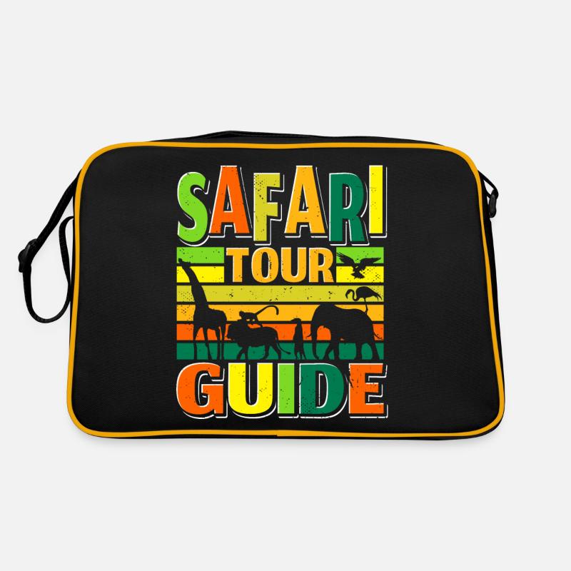 Safari Tour Guide Retro Tasche