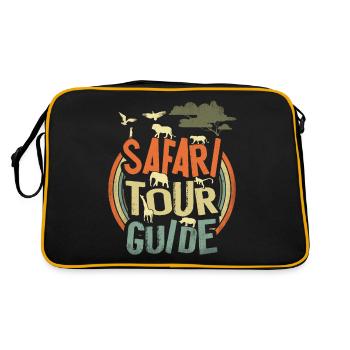 Safari Tour Guide - Retro Bag - black/gold - Back