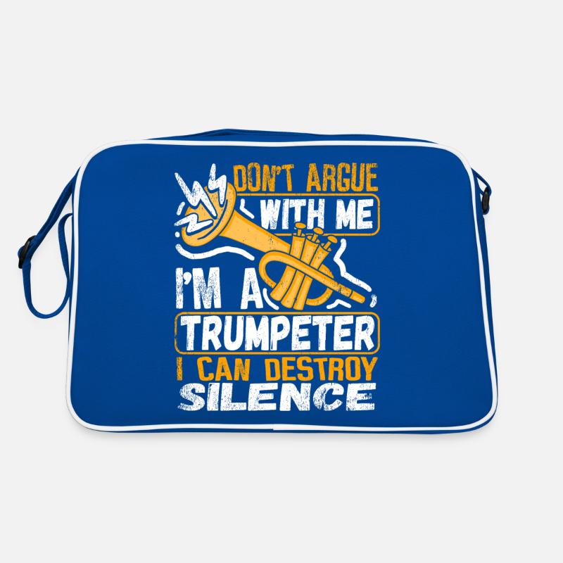 Trompeter Trompete Instrument Blechblasmusik Retro Tasche