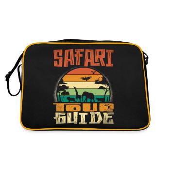 Guide touristique Safari - Sac Retro - noir/or - Dos