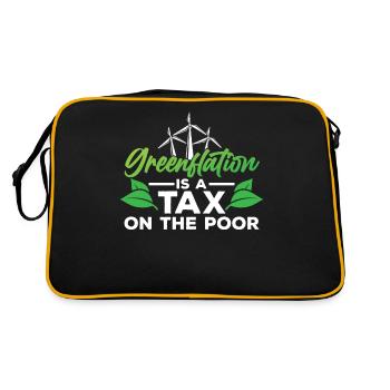 L’inflation verte est une taxe pour les pauvres Vert - Sac Retro - noir/or - Dos