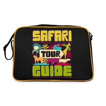 Safari Tour Guide - Retro Bag - black/gold - Back