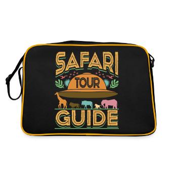 Safari Tour Guide - Retro Bag - black/gold - Back