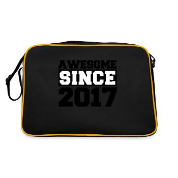 Génial depuis 2017 - Sac Retro - noir/or - Dos