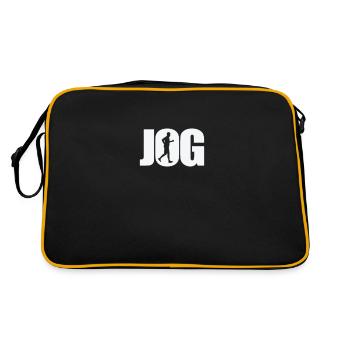 Jog Jogging Fitness Sports Running - Retro Bag - black/gold - Back