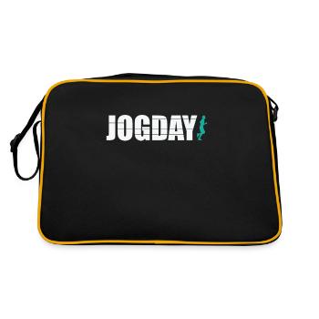 Jogday Jogging Fitness Sports Running - Retro Bag - black/gold - Back