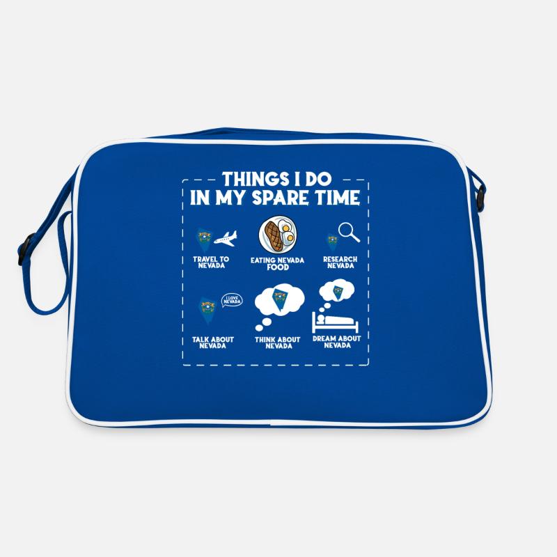 Dinge, die ich in meiner Freizeit tue Nevada Retro Tasche