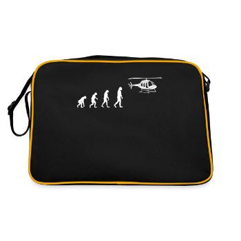 Evolution Helicopter - Retro Bag - black/gold - Back