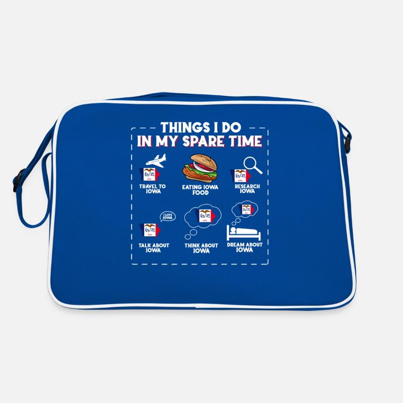 Dinge, die ich in meiner Freizeit mache Iowa Retro Tasche