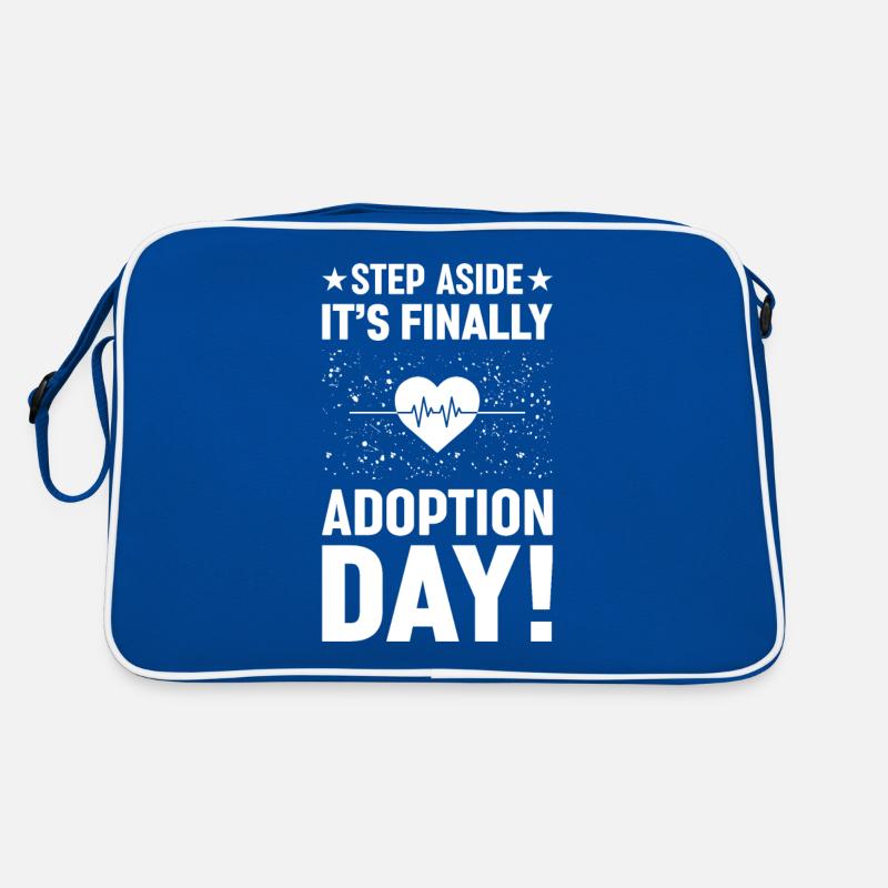 Mettez de côté C’est enfin le jour de l’adoption heureux Sac Retro