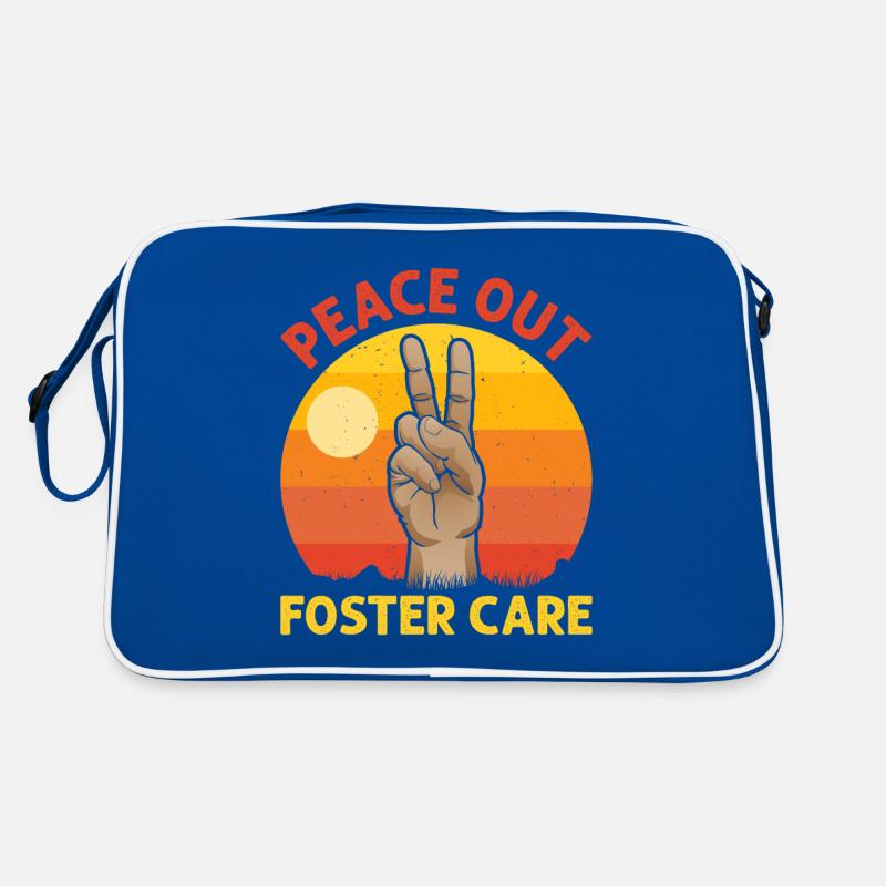 Peace Out Foster Care Pas de sélection jeux d’idées Sac Retro