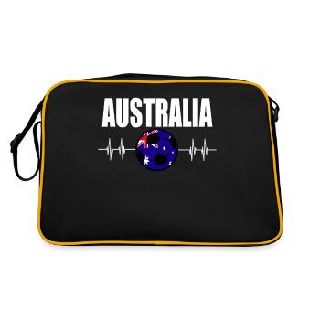 Football australien - Sac Retro - noir/or - Dos