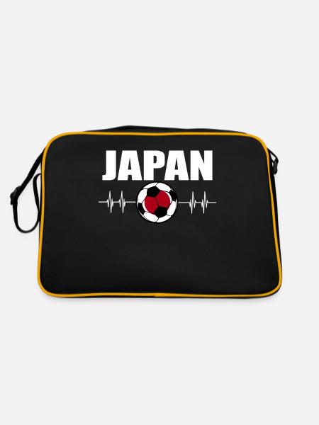 Japan Football - Retro Bag - black/gold - Back
